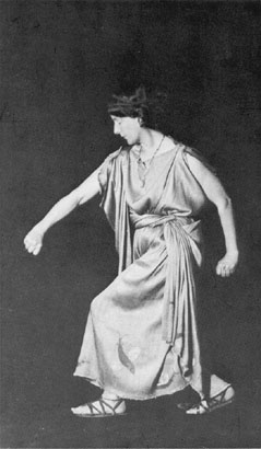 Eva Sikelianou in Delphi